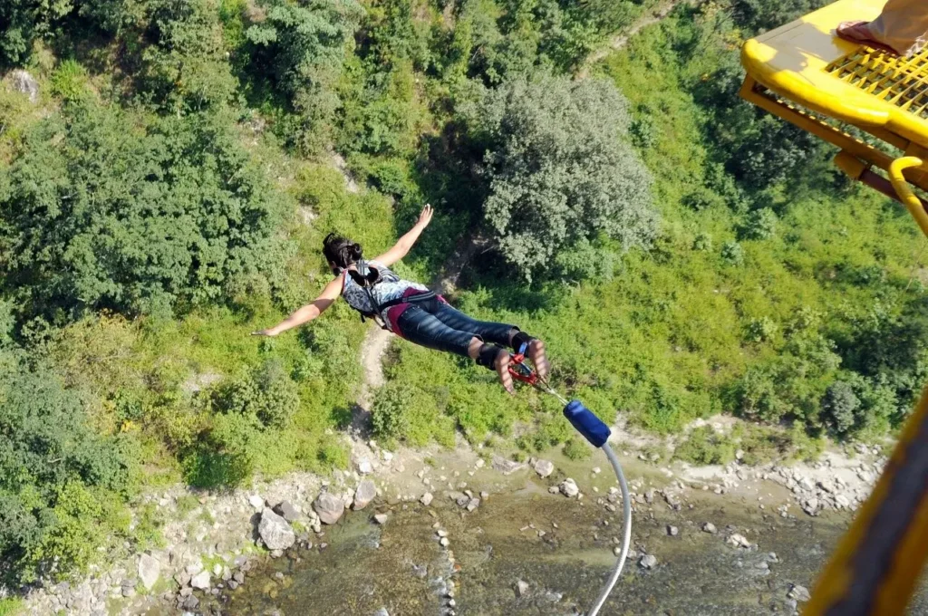 Leapin' off at Jumpin Heights, Rishikesh