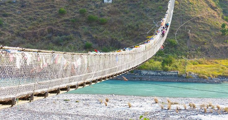 Suspension Bridge in Bhutan is unique thing to explore